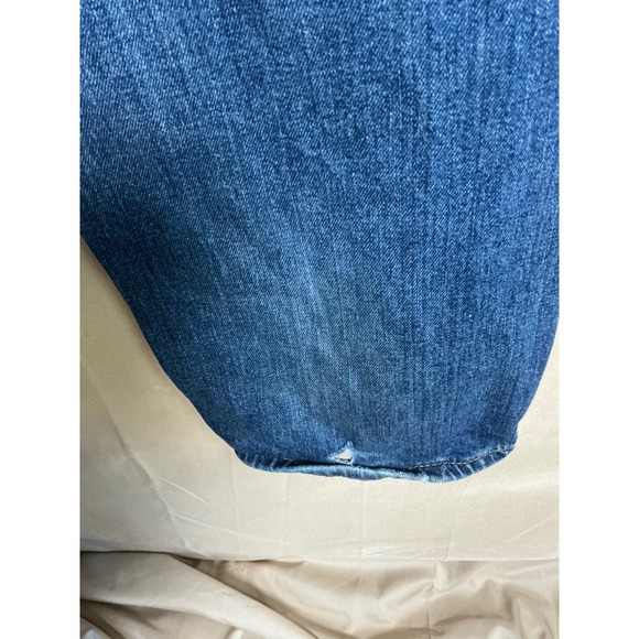 Levis 505 Mens Regular Fit Straight Leg Jeans Medium Wash Blue 34x32 - Picture 8 of 10